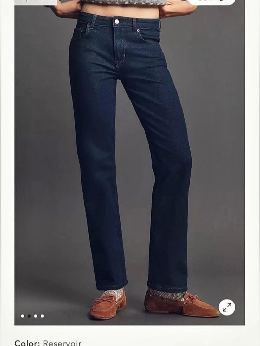 Reformation Elton Mid Rise Straight Jeans
